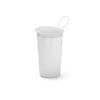 Copo de Plástico com Tampa e Palhinha 350ml