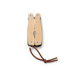 Multitool em Madeira com Cordão de Couro