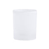 Copo de Vidro Fosco com Tampa e Canudo 400ml