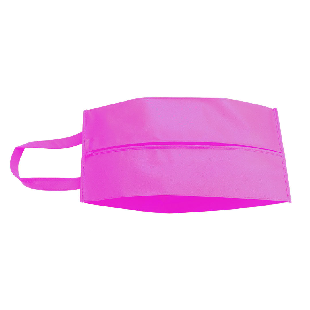 Saco de Sapatos Colorido com Zíper e Alça Confortável