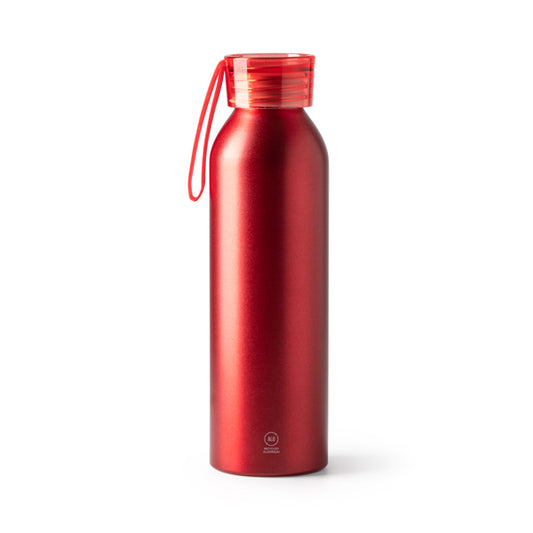 Garrafa de Água em Alumínio 600ml com Tampa Flip-Top