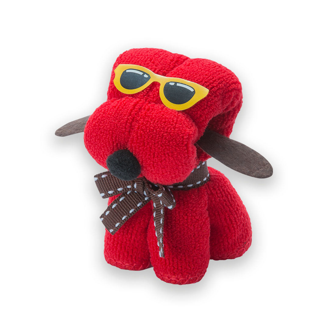 Toalha de Cachorro Alegre em Microfibra Colorida