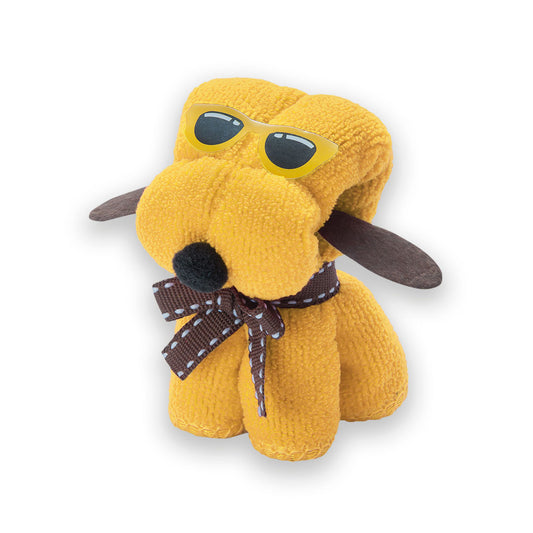 Toalha de Cachorro Alegre em Microfibra Colorida