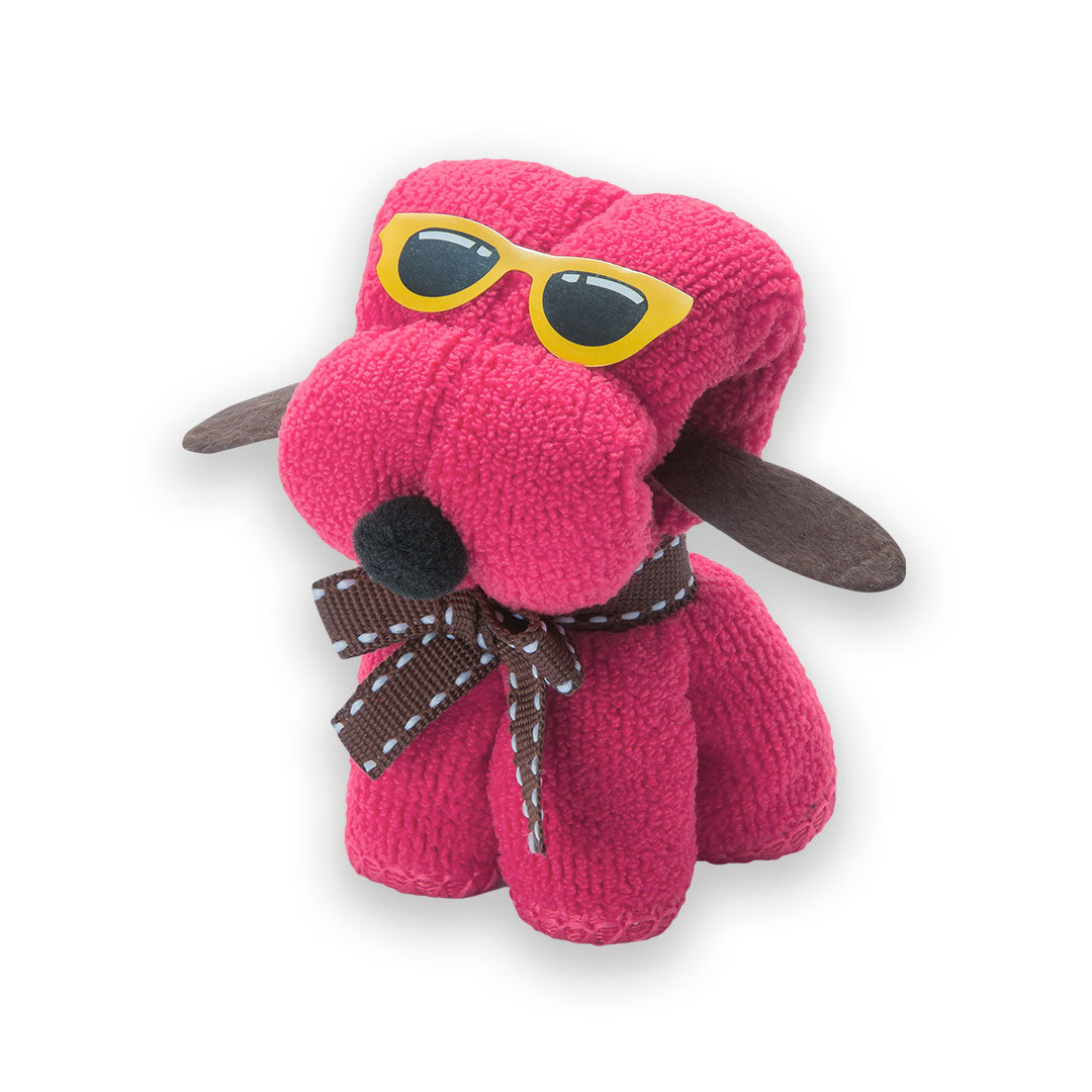 Toalha de Cachorro Alegre em Microfibra Colorida