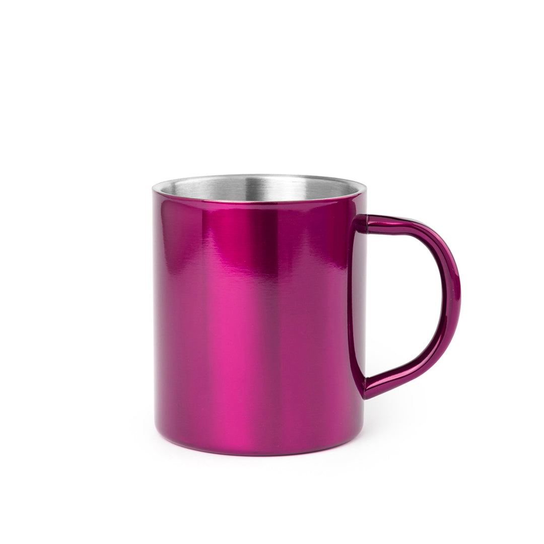 Caneca de Aço Inoxidável 280ml - Design Moderno