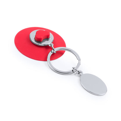Coltax - Porta-chaves metálico com ventosa colorida