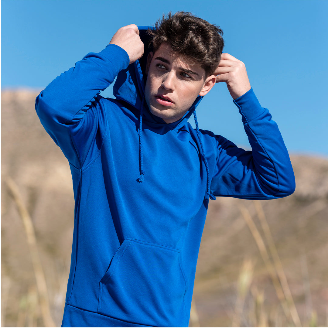 Sudadera Técnica Unissexo Theon com Capuz e Bolso