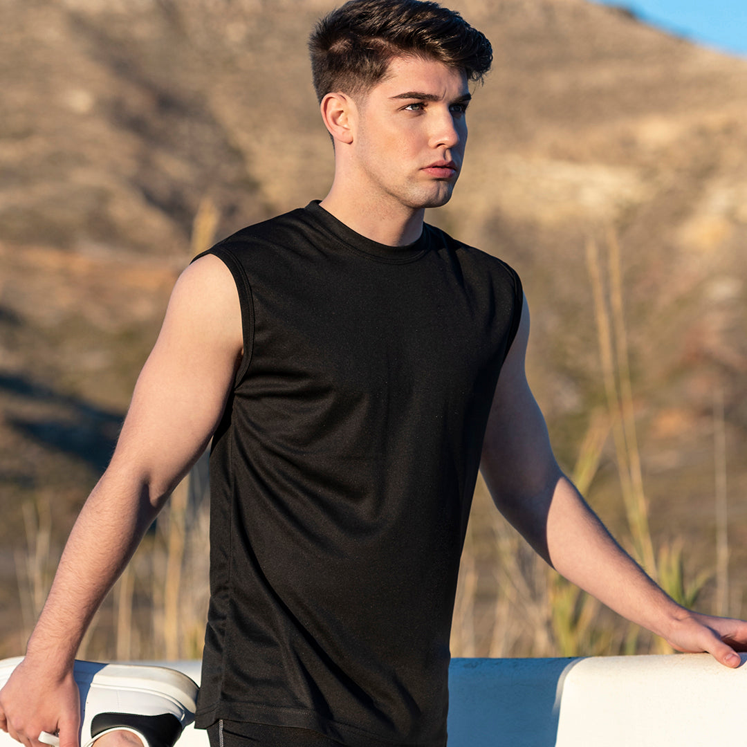 Camiseta Técnica Sem Mangas para Adulto - Conforto e Cor
