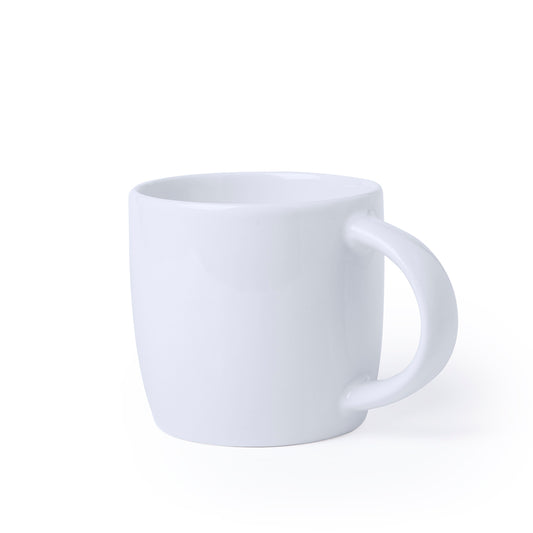 Caneca de Cerâmica Branca 380ml - Perfeita para Café
