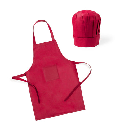 Conjunto Infantil de Avental e Gorro Colorido