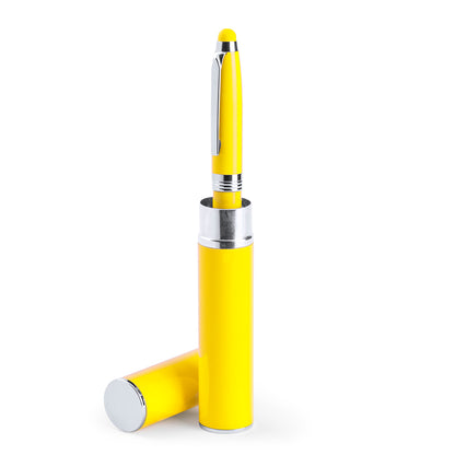 Caneta de Bola Elegante com Estojo de Metal