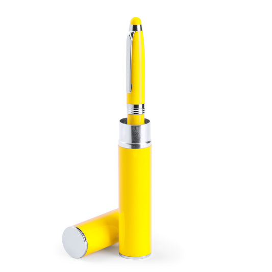 Caneta de Bola Elegante com Estojo de Metal