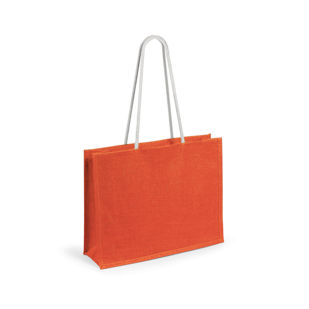 Bolsa de juta colorida com asas reforçadas 10kg