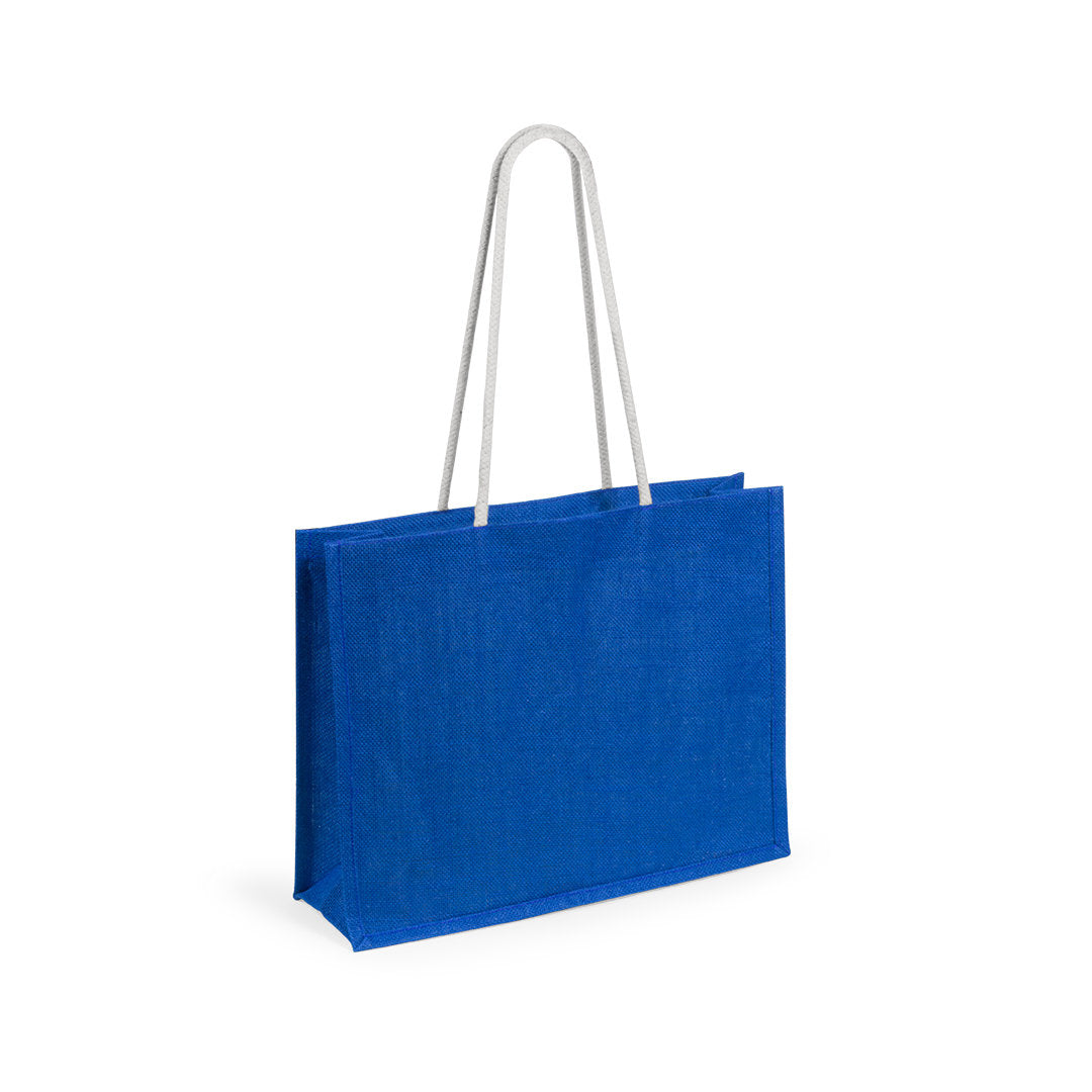 Bolsa de juta colorida com asas reforçadas 10kg