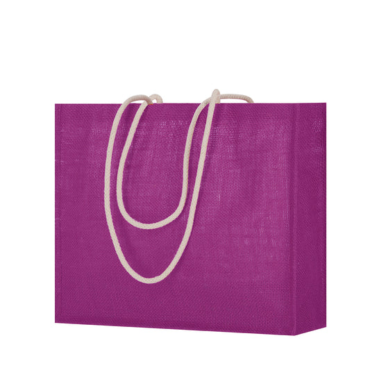 Bolsa de juta colorida com asas reforçadas 10kg