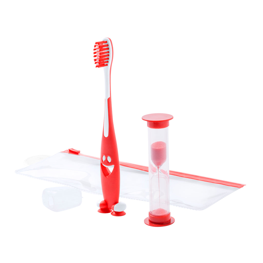 Set Escova de Dentes com Relógio de Areia 2 Minutos