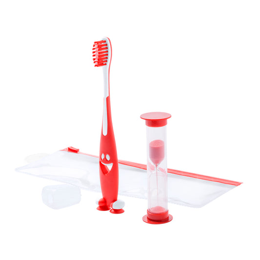 Set Escova de Dentes com Relógio de Areia 2 Minutos