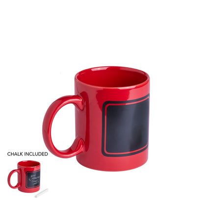Caneca Cerâmica 370ml com Zona para Desenhar