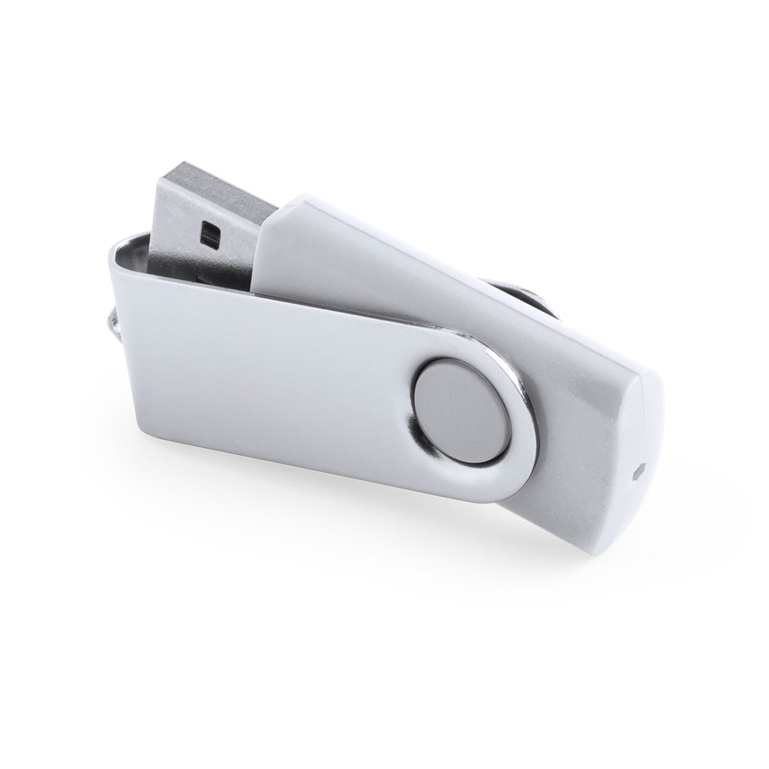 Pen USB Giratório 16GB com Clip Metálico