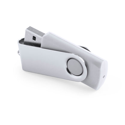 Pen USB Giratório 16GB com Clip Metálico