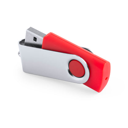 Pen USB Giratório 16GB com Clip Metálico