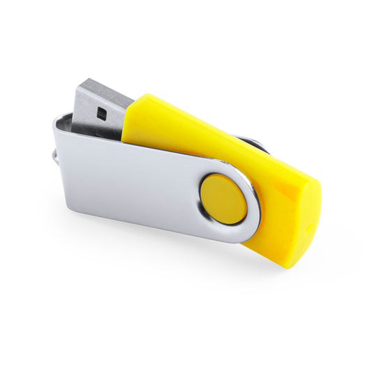 Pen USB Giratório 16GB com Clip Metálico