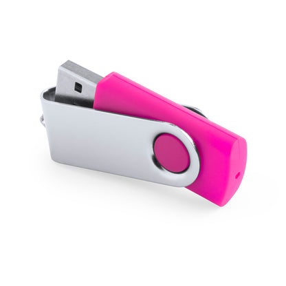 Pen USB Giratório 16GB com Clip Metálico