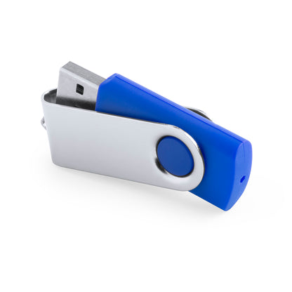 Pen USB Giratório 16GB com Clip Metálico