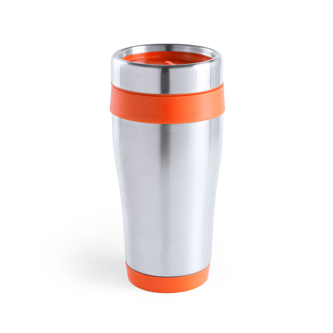 Vaso Térmico Fresno Aço Inox 450ml Colorido