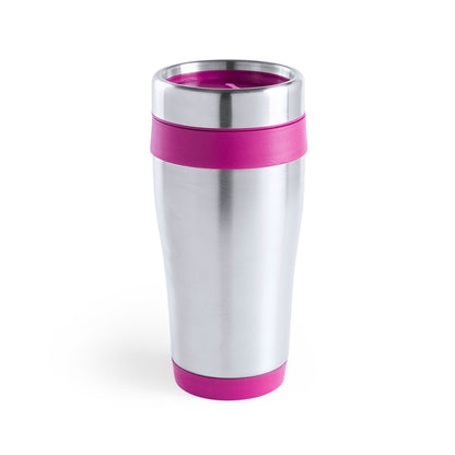 Vaso Térmico Fresno Aço Inox 450ml Colorido
