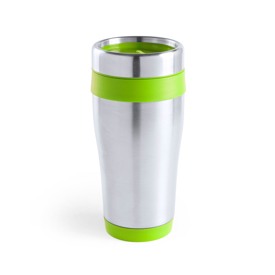 Vaso Térmico Fresno Aço Inox 450ml Colorido