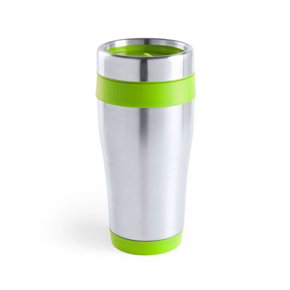 Vaso Térmico Fresno Aço Inox 450ml Colorido