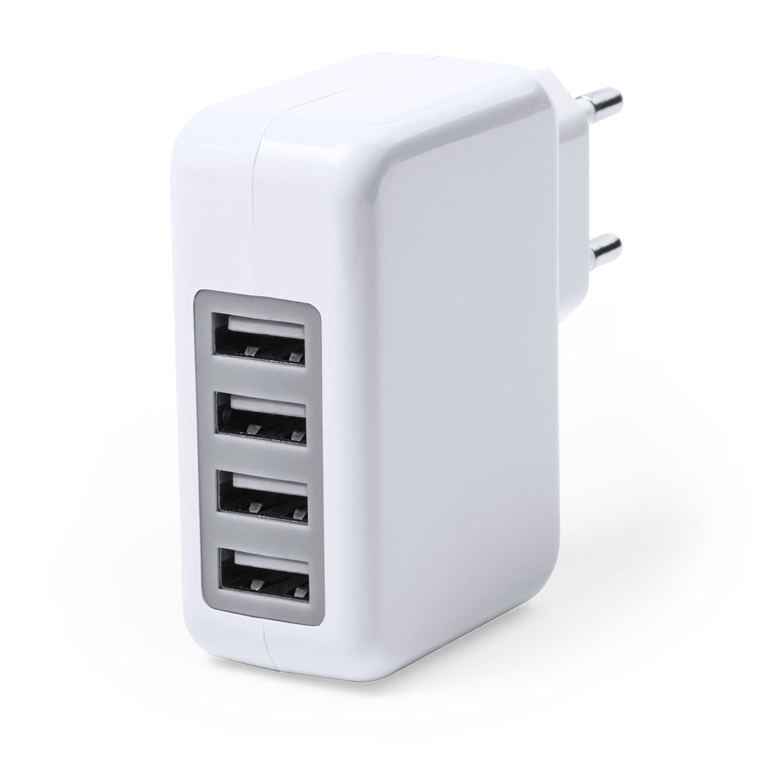 Carregador USB de Parede Gregor 4 Saídas 3100mA