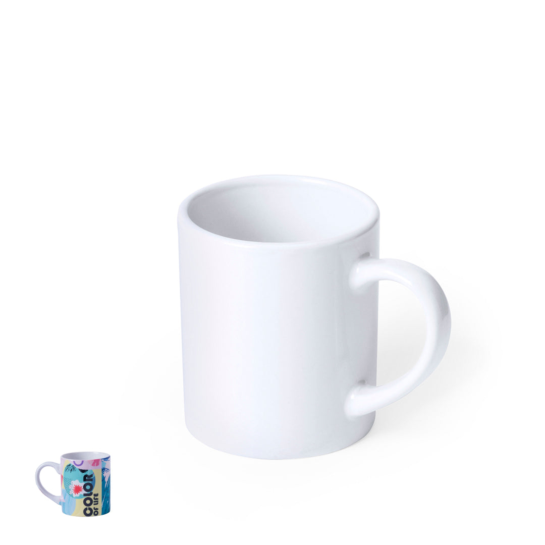 Caneca de Cerâmica Branca para Sublimação - 250ml