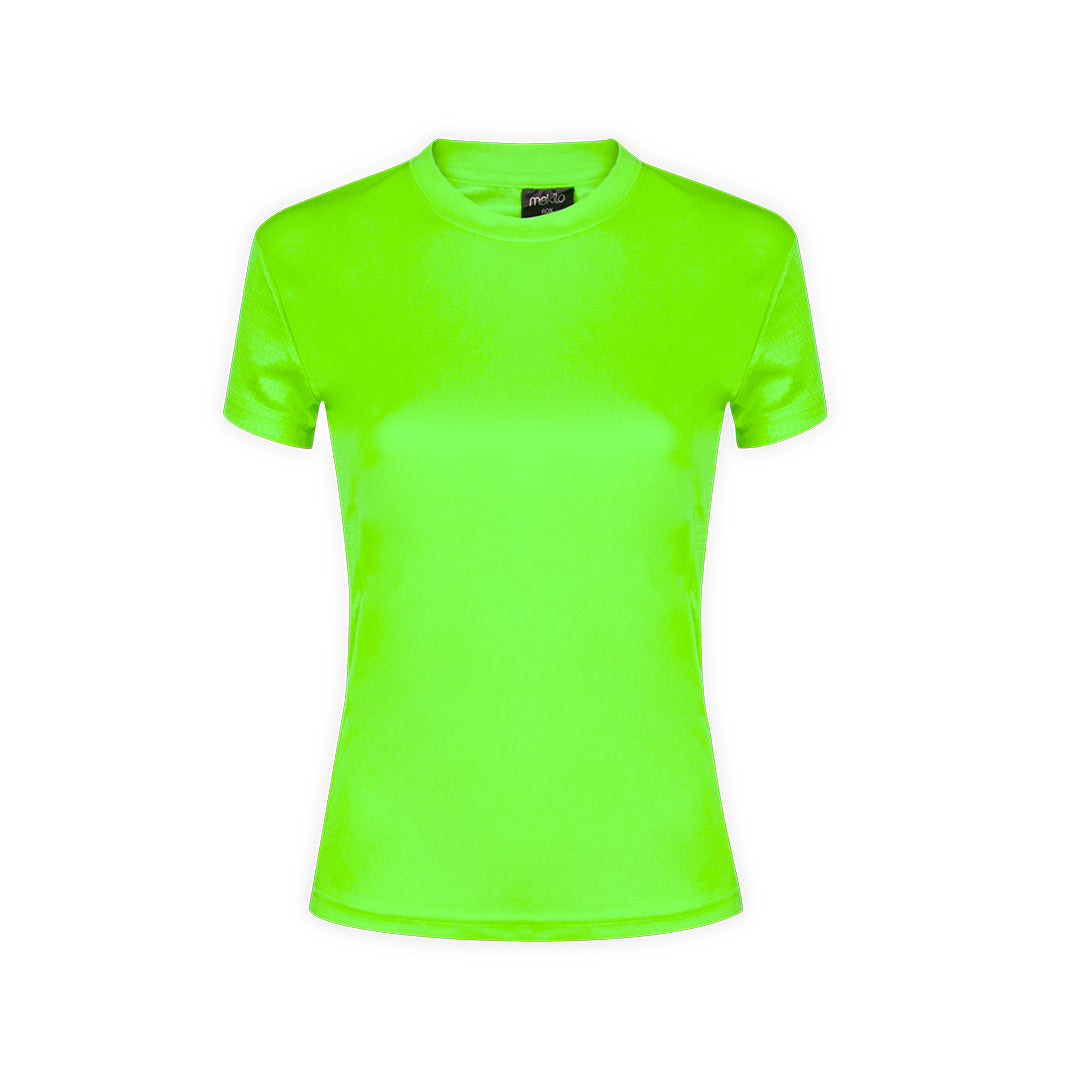 T-shirt Técnica Feminina Respirável em Cores Vibrantes