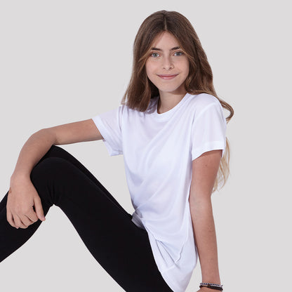 T-shirt Respirável para Rapazes - 100% Poliéster