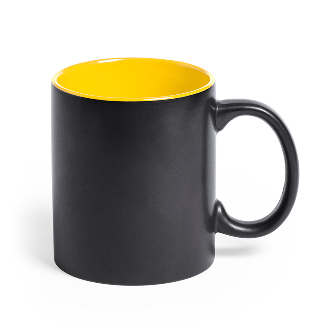 Caneca Cerâmica 350ml com Interior Colorido