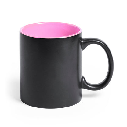 Caneca Cerâmica 350ml com Interior Colorido
