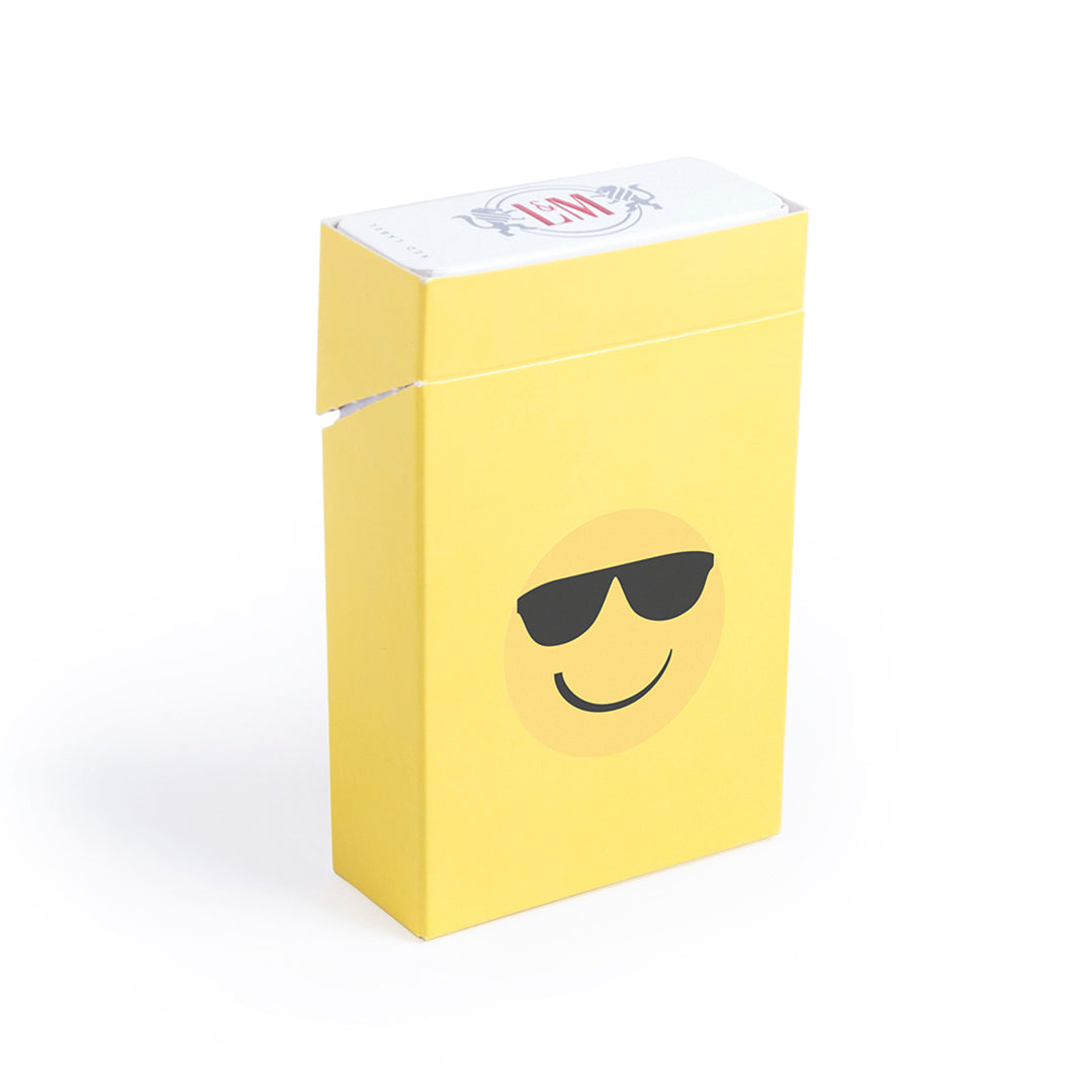 Funda para Tabaco Straik com Design Emoji Amarelo
