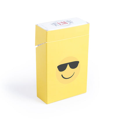 Funda para Tabaco Straik com Design Emoji Amarelo