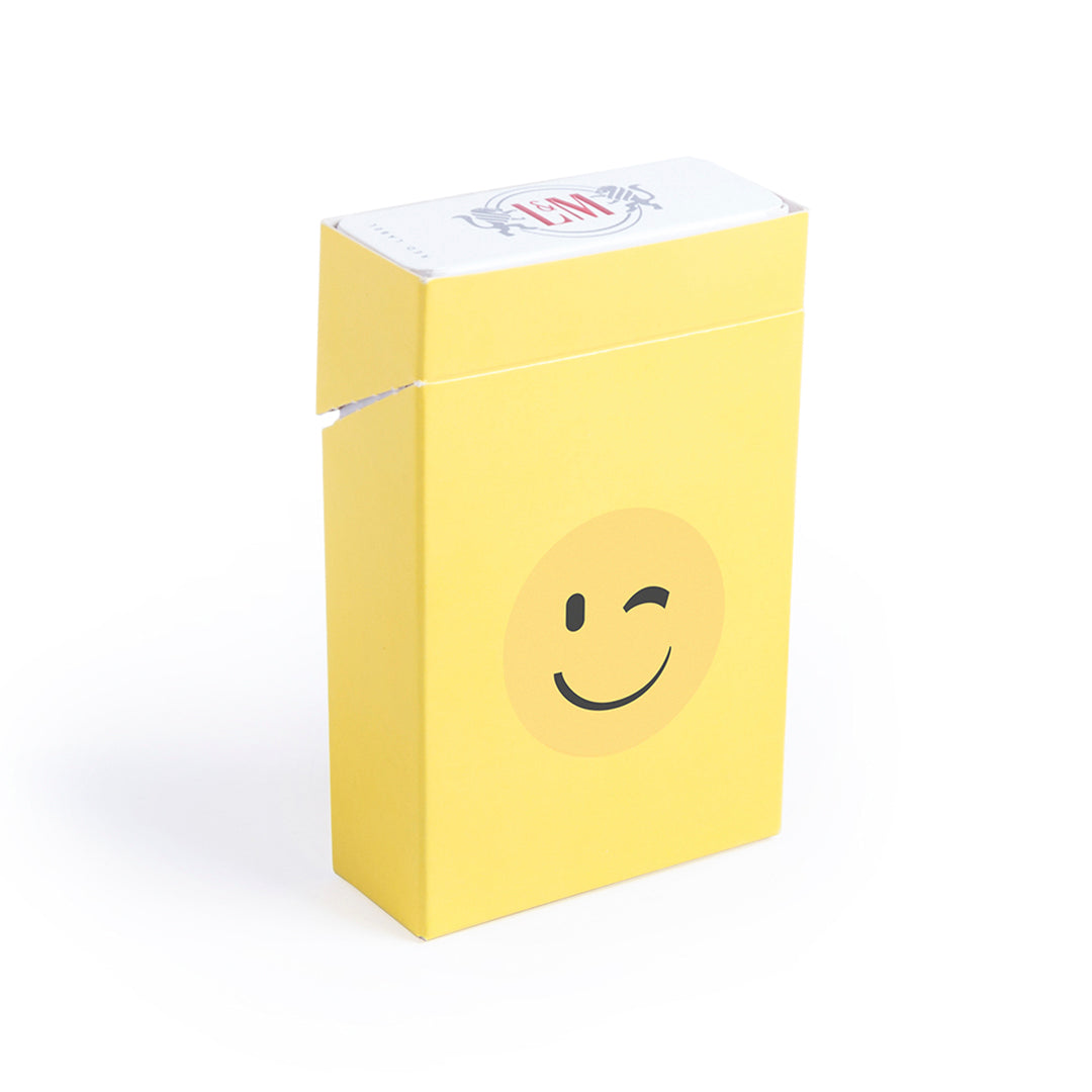 Funda para Tabaco Straik com Design Emoji Amarelo