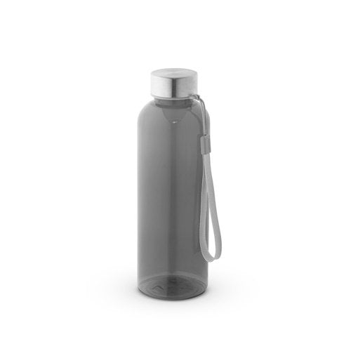 Garrafa em PET 100% reciclado com tampa em aço inoxidável 600 mL