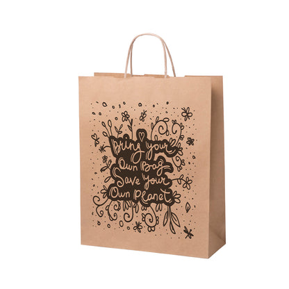 Bolsa de Papel Natural Resistente até 7kg