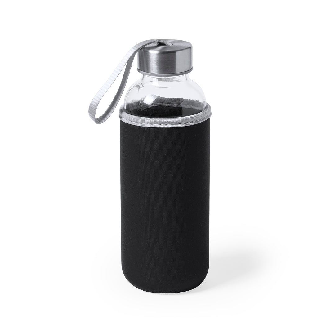 Bidão de Vidro Dokath 420 ml com Funda Colorida