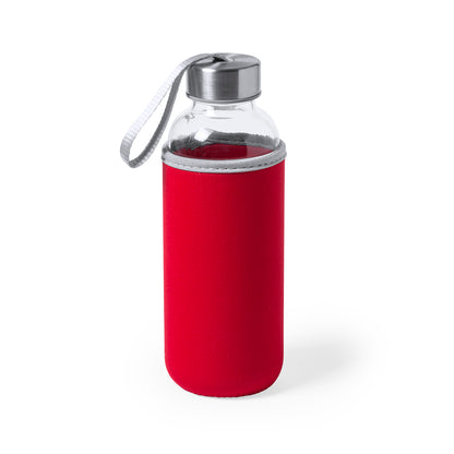 Bidão de Vidro Dokath 420 ml com Funda Colorida