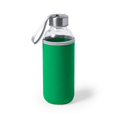 Bidão de Vidro Dokath 420 ml com Funda Colorida