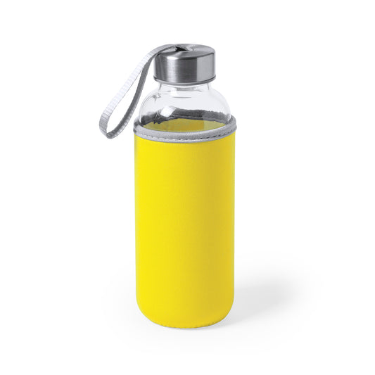 Bidão de Vidro Dokath 420 ml com Funda Colorida