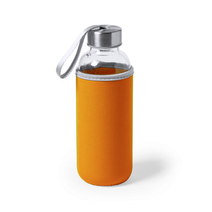 Bidão de Vidro Dokath 420 ml com Funda Colorida