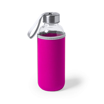Bidão de Vidro Dokath 420 ml com Funda Colorida