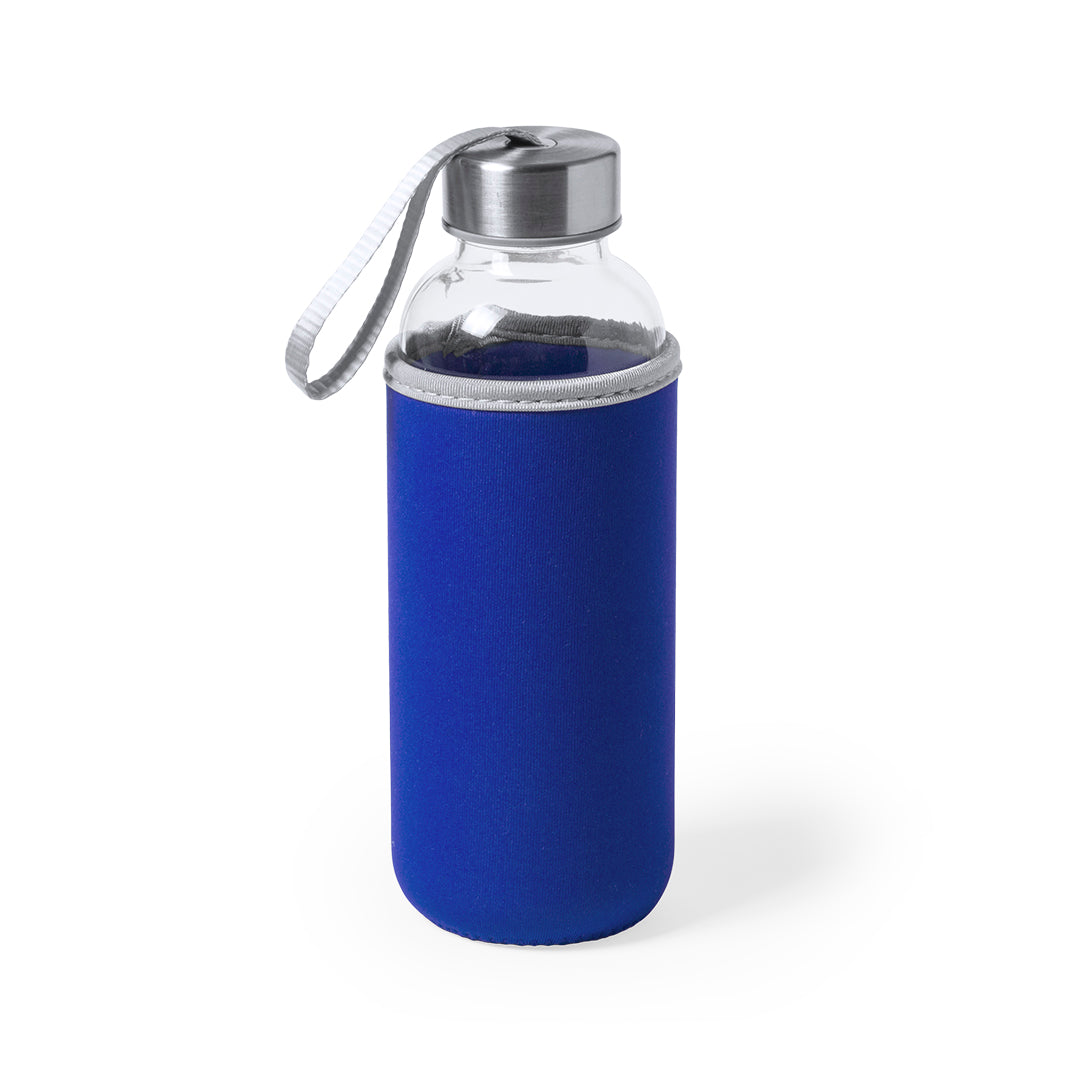 Bidão de Vidro Dokath 420 ml com Funda Colorida